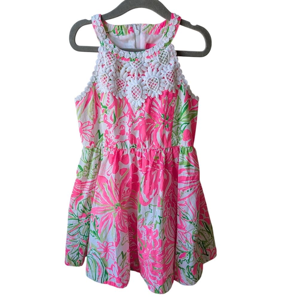 Lilly Pulitzer Girls Sz 6 Little Kinley Dress - Koala Me Maybe
